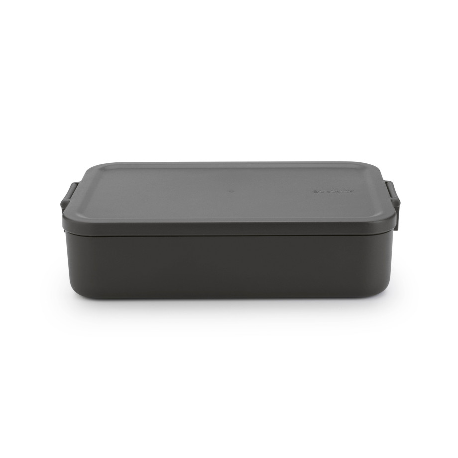 Brabantia Make & Take Bento lunchbox - Large - Kunststof - Dark Grey afbeelding 