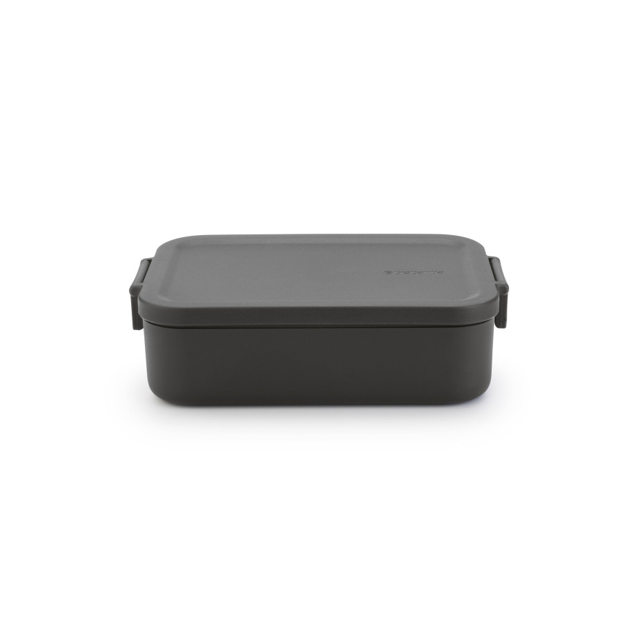 Brabantia Make & Take lunchbox - Medium - Kunststof - Dark Grey afbeelding 