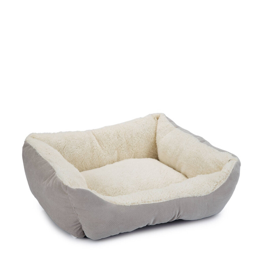 Beeztees kattenmand Mogina-pluche- 45x37x18 grijs Beeztees kattenmand Mogina-pluche- 45x37x18 grijs afbeelding