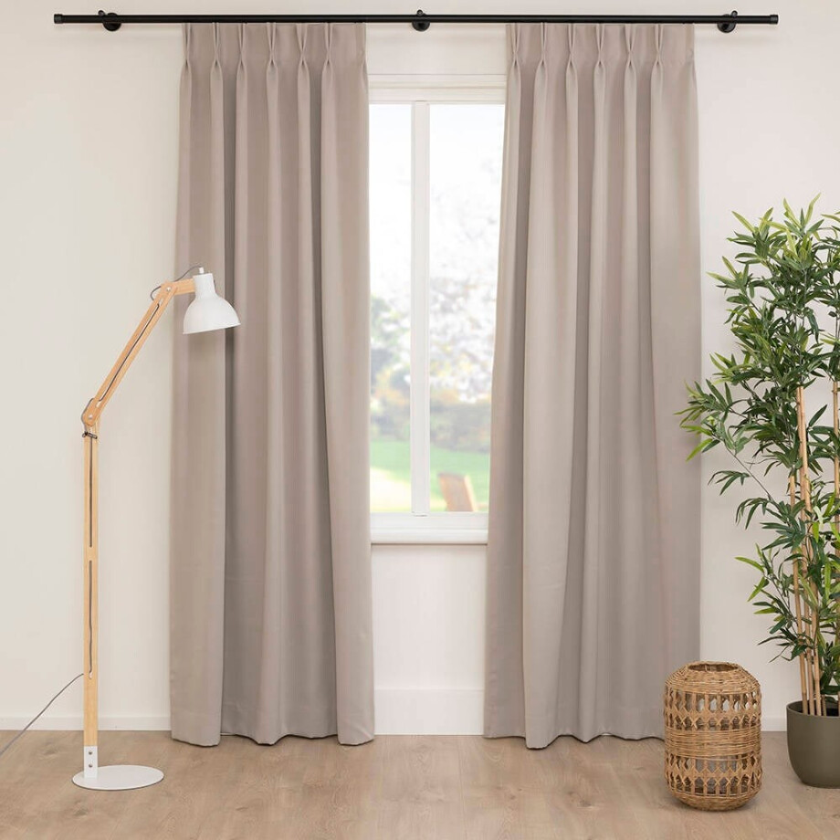 NOUS Living verduisterend gordijn kant en klaar Stockholm (per stuk) (290 x 270 cm)* afbeelding 