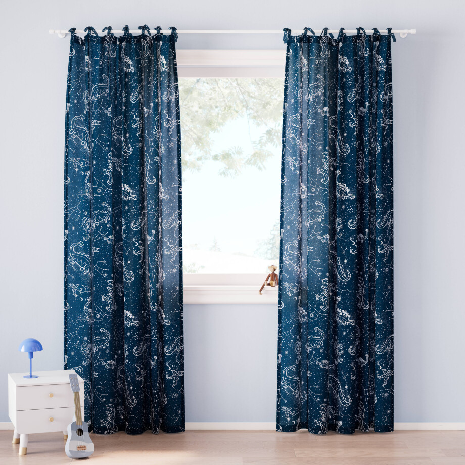 NOUS Kids inbetween gordijn kant en klaar gordijn Space Dino (set van 2) (140 x 250 cm)* NOUS Kids inbetween gordijn kant en klaar gordijn Space Dino (set van 2) (140 x 250 cm)* afbeelding