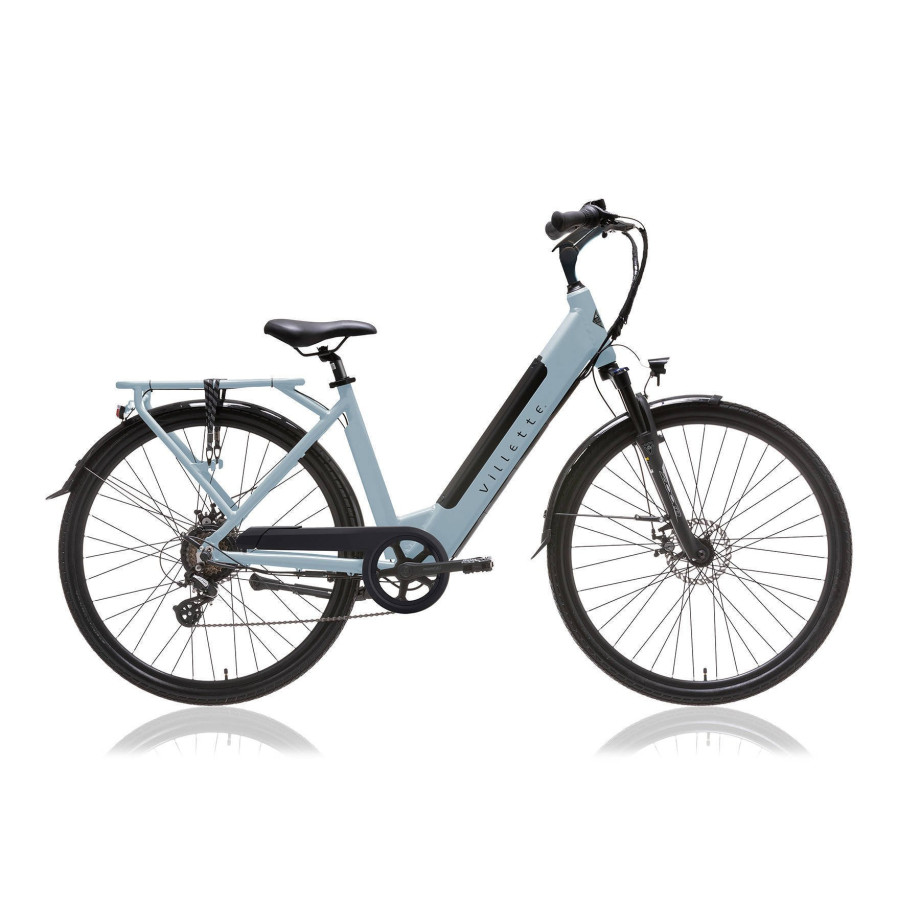 Villette L' Amant elektrische damesfiets, 7sp, 13 Ah, geïntegreerde accu, blauw afbeelding 