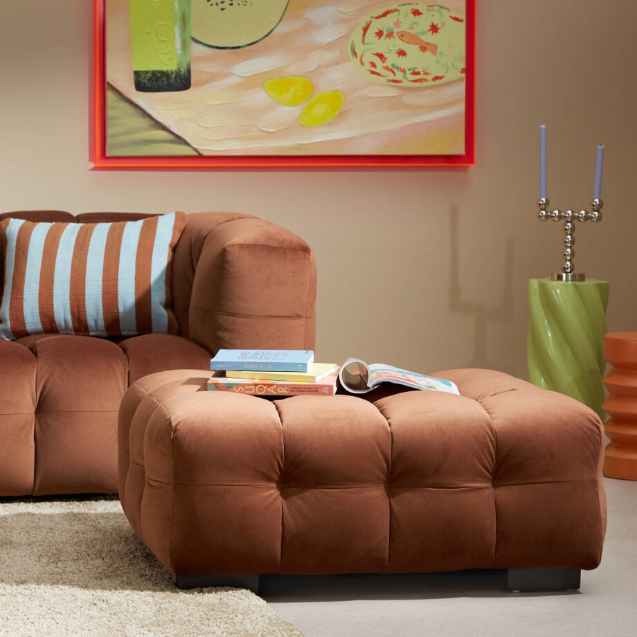 NOUS Living hocker Mint afbeelding 