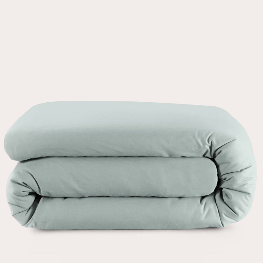 NOUS Kids katoenen dekbedovertrek ledikant lichtgroen (100x135 cm) afbeelding 