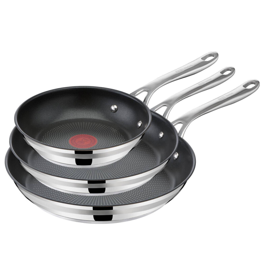 Jamie Oliver by Tefal Cook Smart koekenpannenset (3-delig) (Ø20 + Ø24 + Ø28 cm) afbeelding 