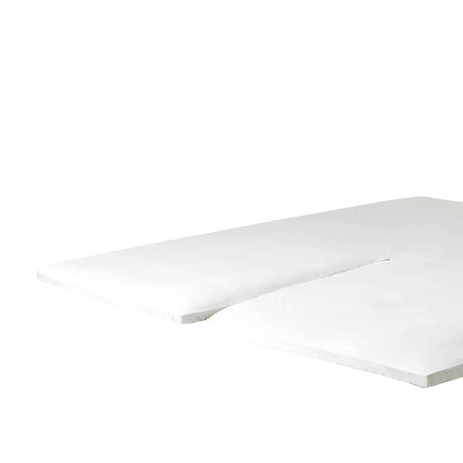 NOUS Living katoenen hoeslaken split ecru NOUS Living katoenen hoeslaken split ecru afbeelding