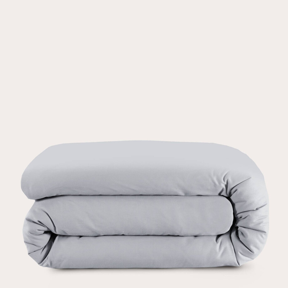 NOUS Kids katoenen dekbedovertrek ledikant lichtgrijs (100x135 cm) afbeelding 