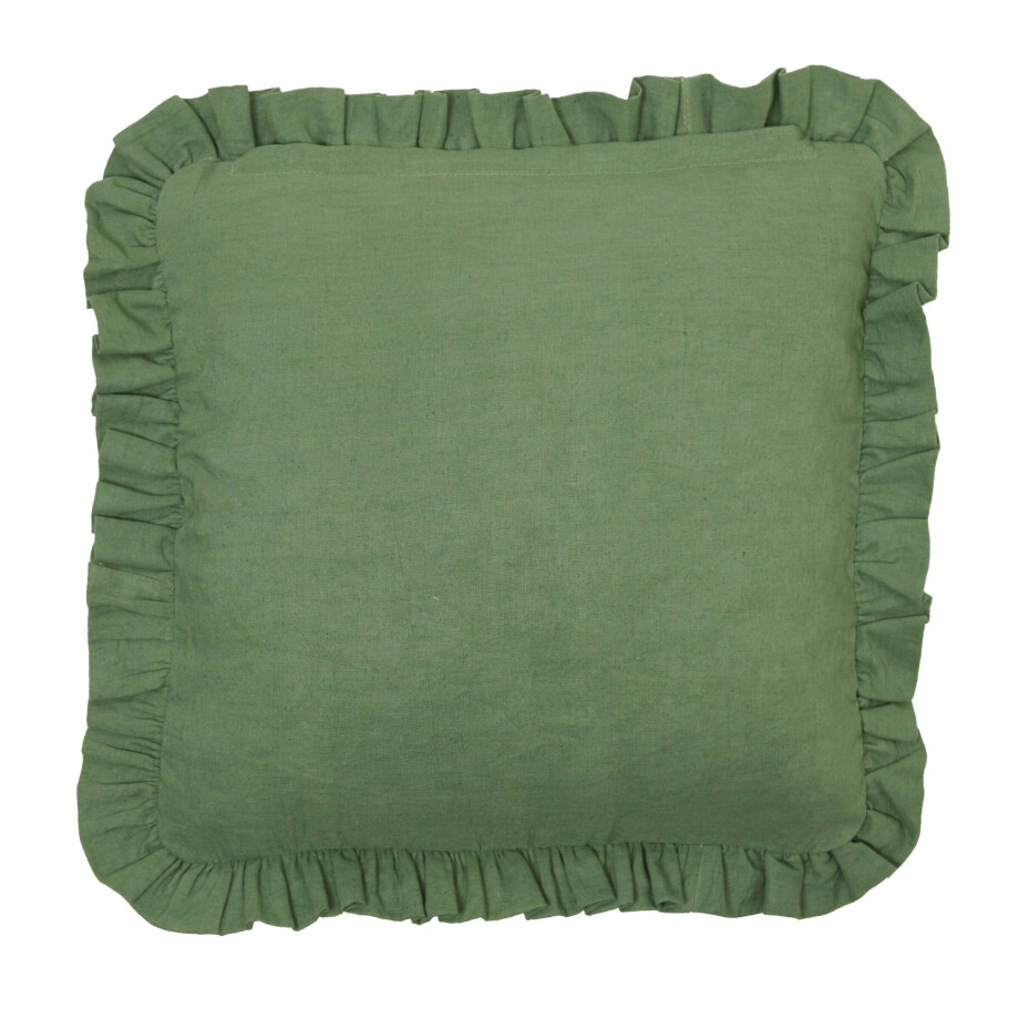 NOUS Living linnen sierkussenhoes Redwood (45x45 cm) afbeelding 