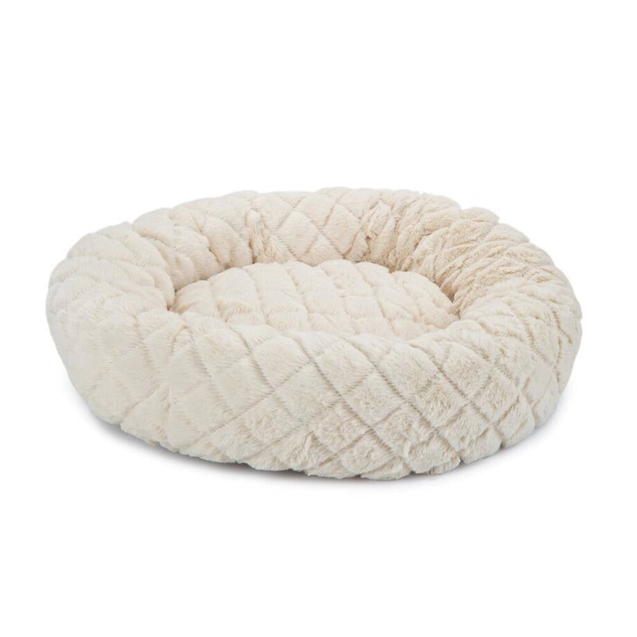 Beeztees katten ligmand Levisa (43x43x13) beige pluche Beeztees katten ligmand Levisa (43x43x13) beige pluche afbeelding