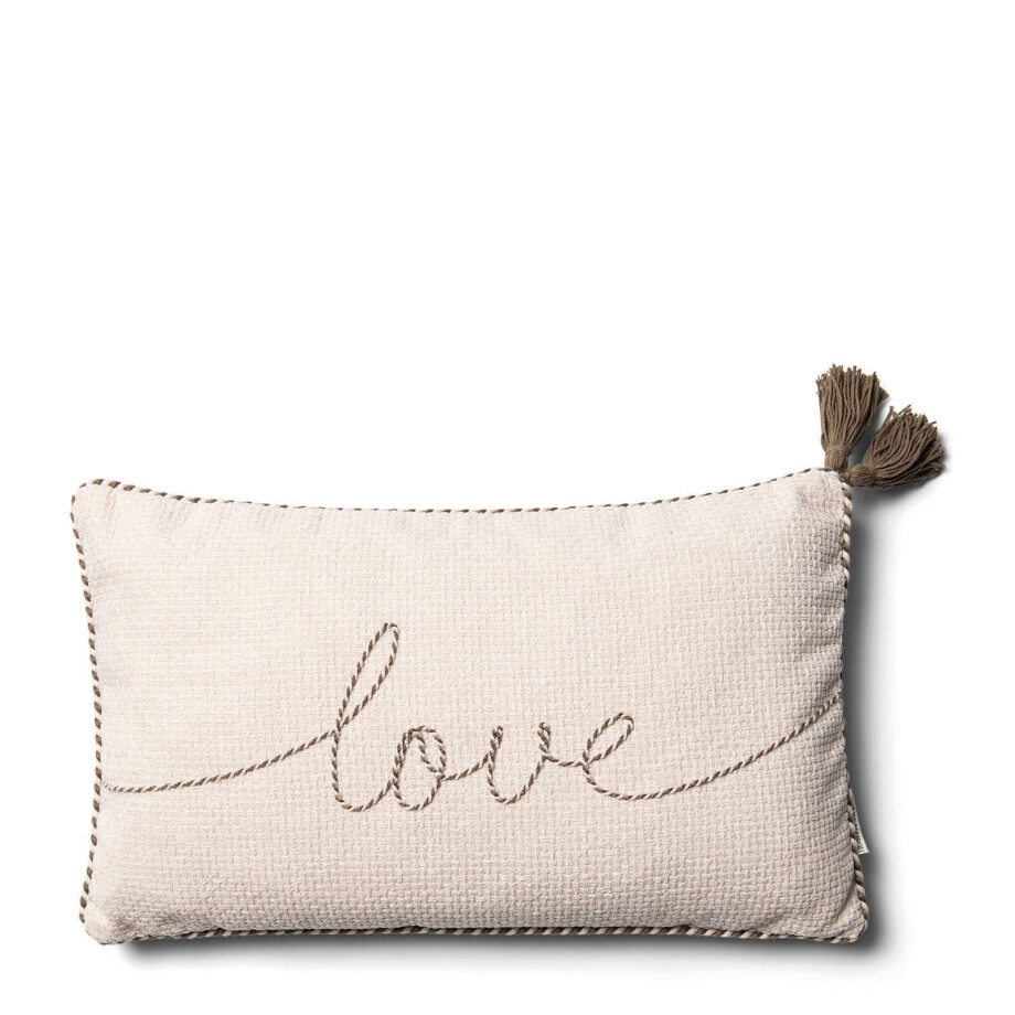 Riviera Maison sierkussenhoes With Love (30x50 cm) afbeelding 