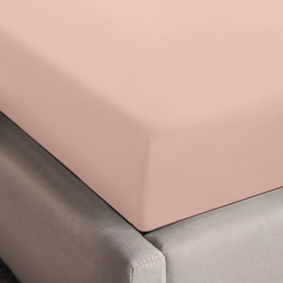 NOUS Living hoeslaken jersey 140x200/220 roze afbeelding 