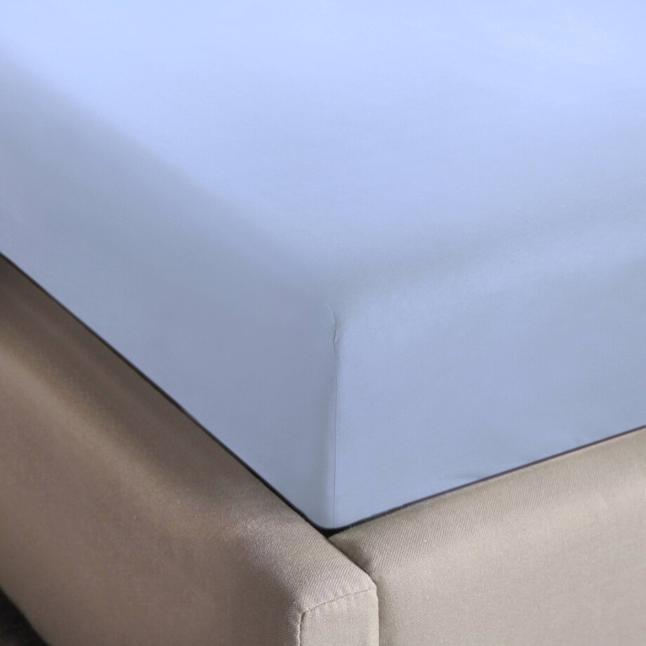 NOUS Kids kinder hoeslaken jersey 70x150 lichtblauw NOUS Kids kinder hoeslaken jersey 70x150 lichtblauw afbeelding