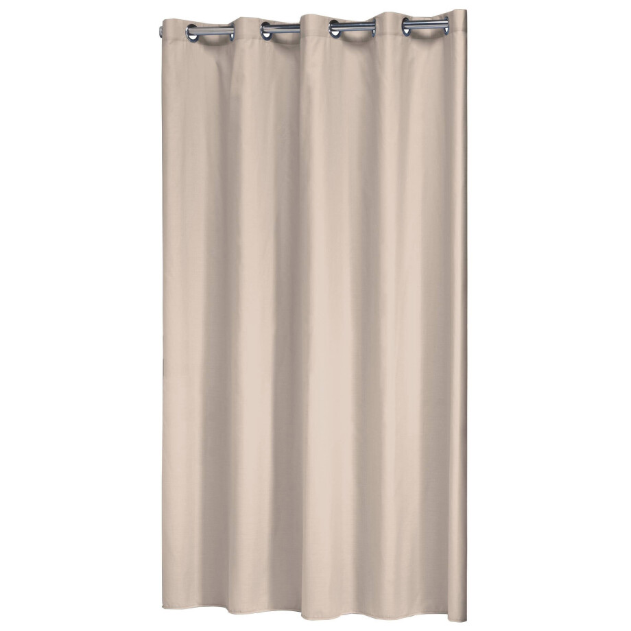 Sealskin douchegordijn Coloris Polyester/Katoen (180x200 cm) (Ecru) afbeelding 