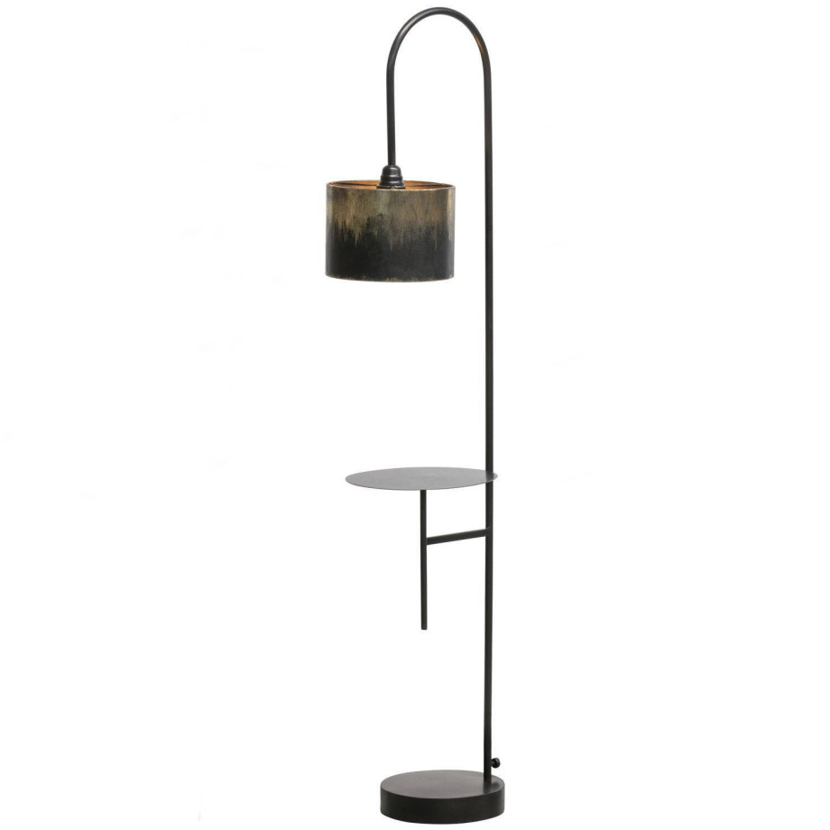 BePureHome Blackout Vloerlamp - Metaal - Zwart - 160x30x43 afbeelding 