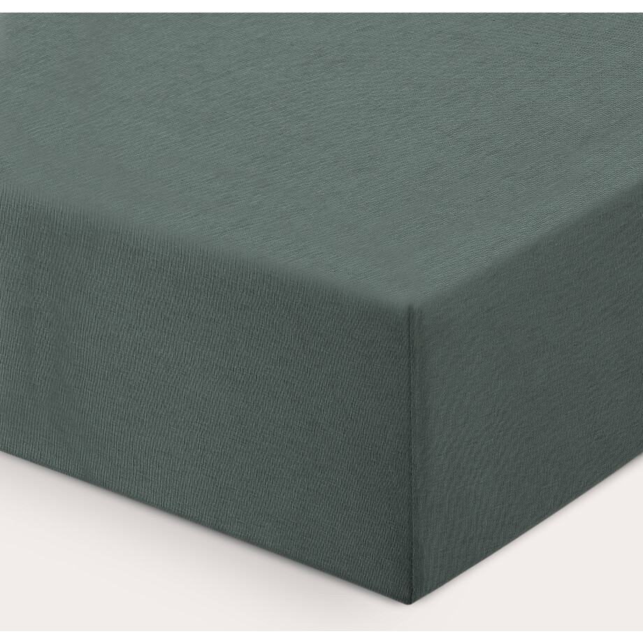 NOUS Kids katoenen baby hoeslaken ledikant 120 x 60 cm - groen afbeelding 