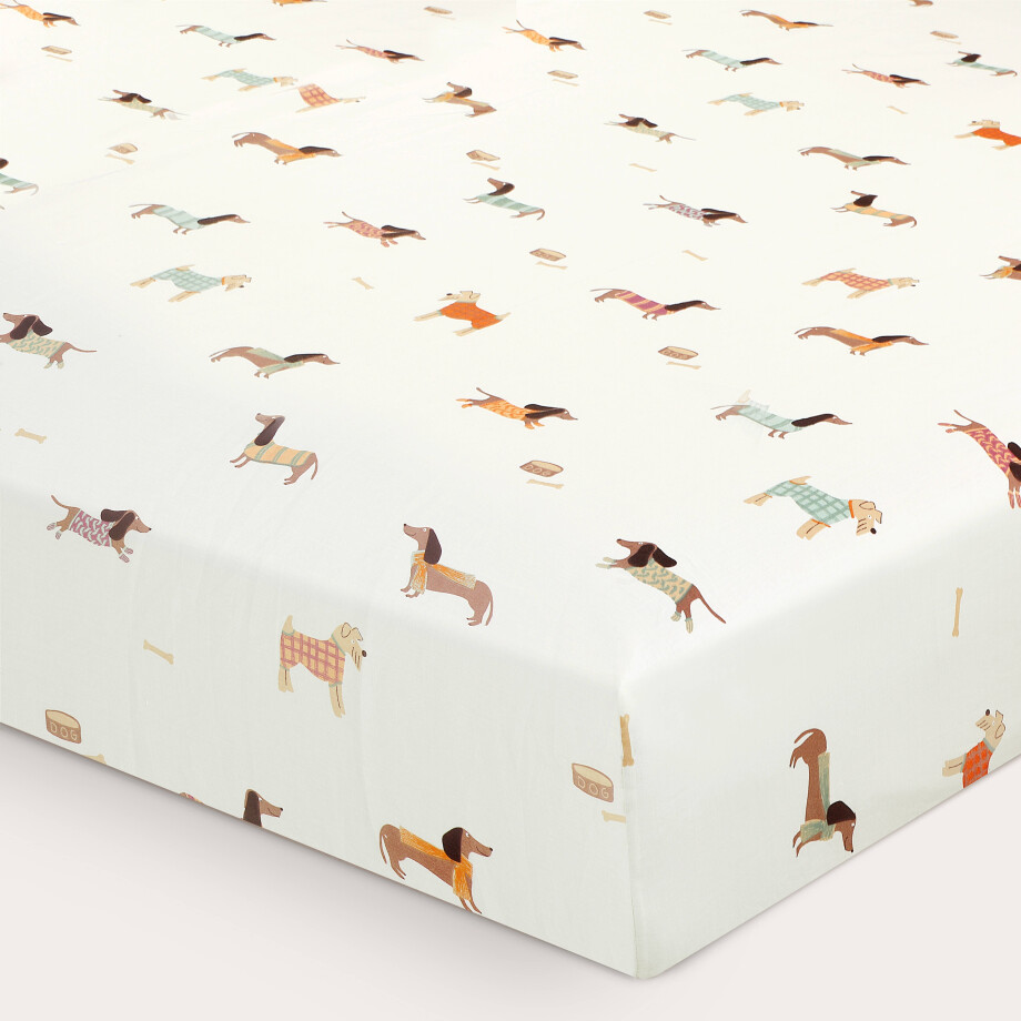 NOUS Kids katoenen hoeslaken - wit afbeelding 