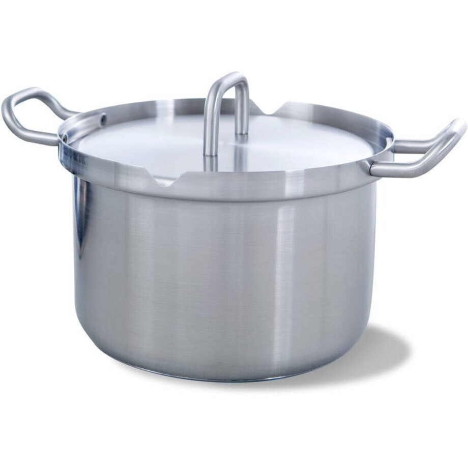BK Kookpan Q-Linair Master - RVS - ø 20 cm / 3.5 liter BK Kookpan Q-Linair Master - RVS - ø 20 cm / 3.5 liter afbeelding