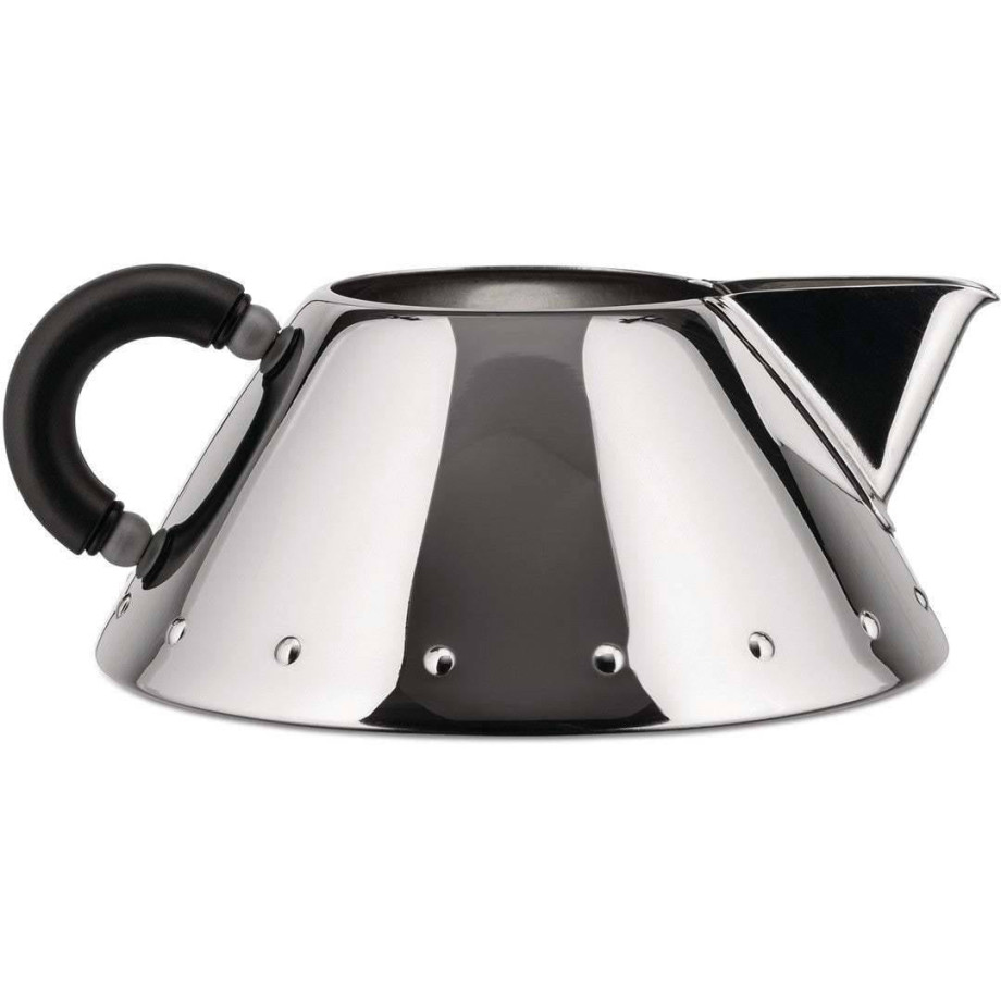 Alessi Melkkan - 9096 B - Zwart - 200 ml - door Micheal Graves afbeelding 