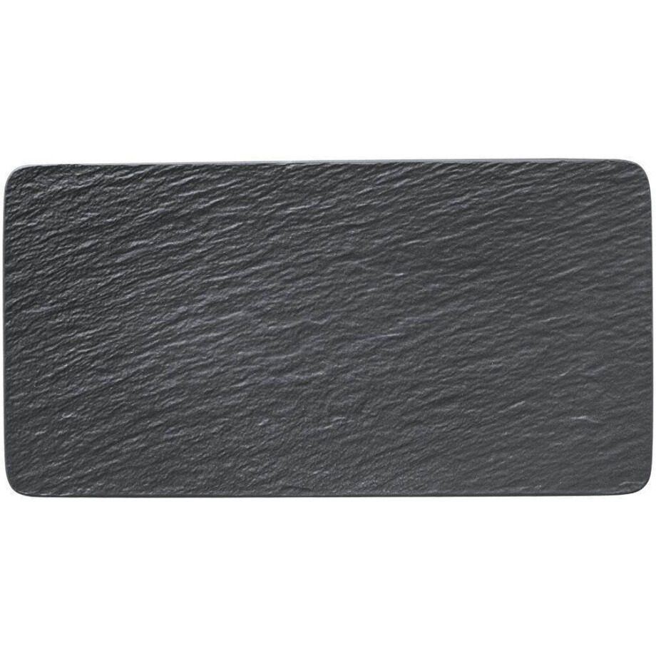Villeroy & Boch Serveerschaal Manufacture Rock - Zwart - 35 x 18 cm Villeroy & Boch Serveerschaal Manufacture Rock - Zwart - 35 x 18 cm afbeelding