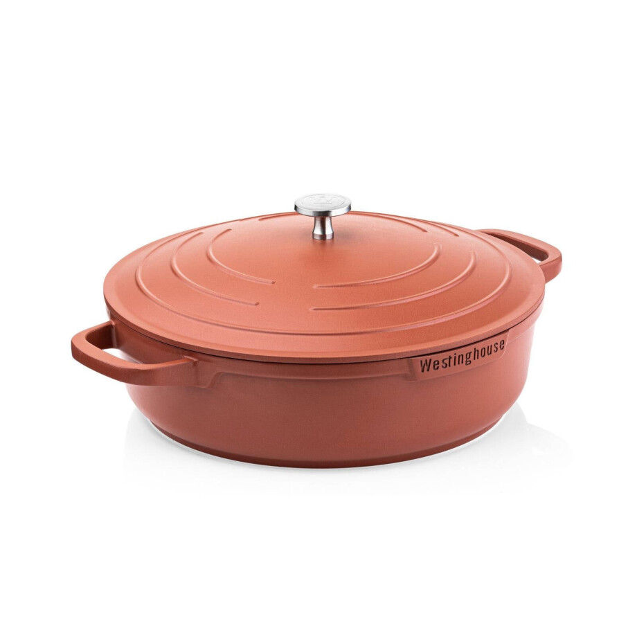 Westinghouse Hapjespan Performance - Rebel Red - ø 28 cm / 4.1 liter - standaard anti-aanbaklaag Westinghouse Hapjespan Performance - Rebel Red - ø 28 cm / 4.1 liter - standaard anti-aanbaklaag afbeelding
