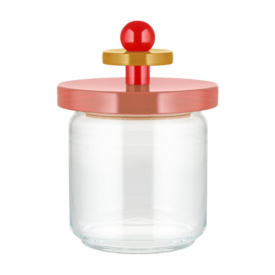 Alessi Voorraadpot Twergi - ES16/74 2 - Roze - ø 12 cm / 750 ml - door Ettore Sotsass Alessi Voorraadpot Twergi - ES16/74 2 - Roze - ø 12 cm / 750 ml - door Ettore Sotsass afbeelding