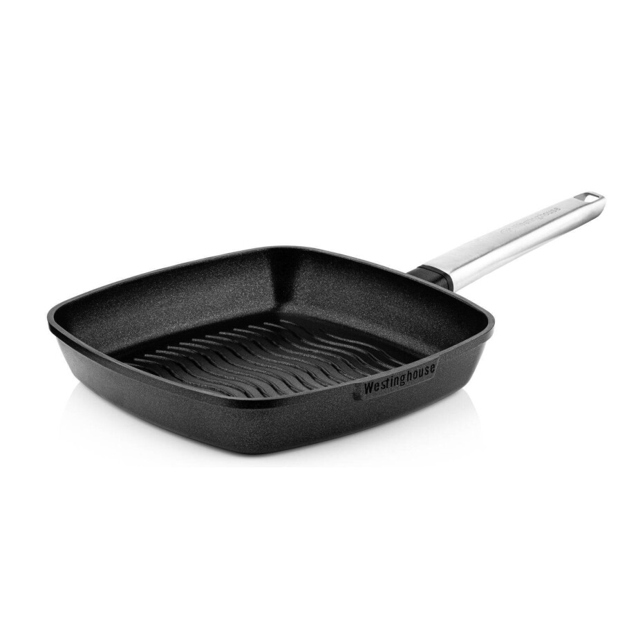 Westinghouse Grillpan Performance - Blissful Black - 28 x 28 cm - standaard anti-aanbaklaag Westinghouse Grillpan Performance - Blissful Black - 28 x 28 cm - standaard anti-aanbaklaag afbeelding