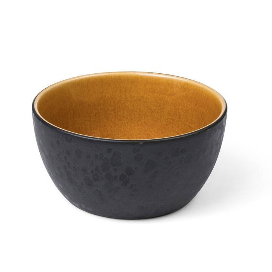 Bitz Kleine Kom Gastro Zwart/amber - ø 14 cm / 600 ml Bitz Kleine Kom Gastro Zwart/amber - ø 14 cm / 600 ml afbeelding