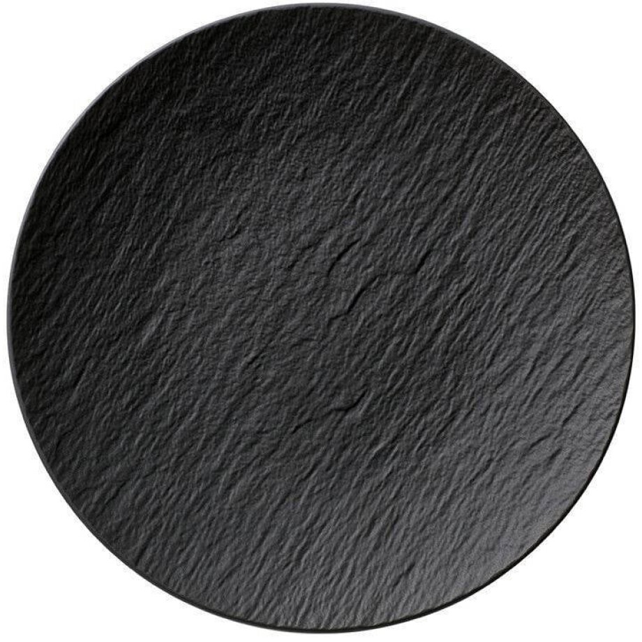 Villeroy & Boch Dinerbord Manufacture Rock - Zwart - ø 25 cm Villeroy & Boch Dinerbord Manufacture Rock - Zwart - ø 25 cm afbeelding