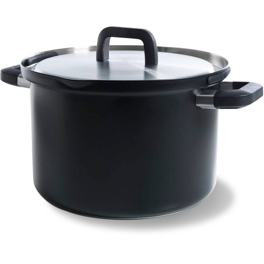BK Soeppan Flow Cool - Zwart / RVS - ø 24 cm / 6 liter BK Soeppan Flow Cool - Zwart / RVS - ø 24 cm / 6 liter afbeelding