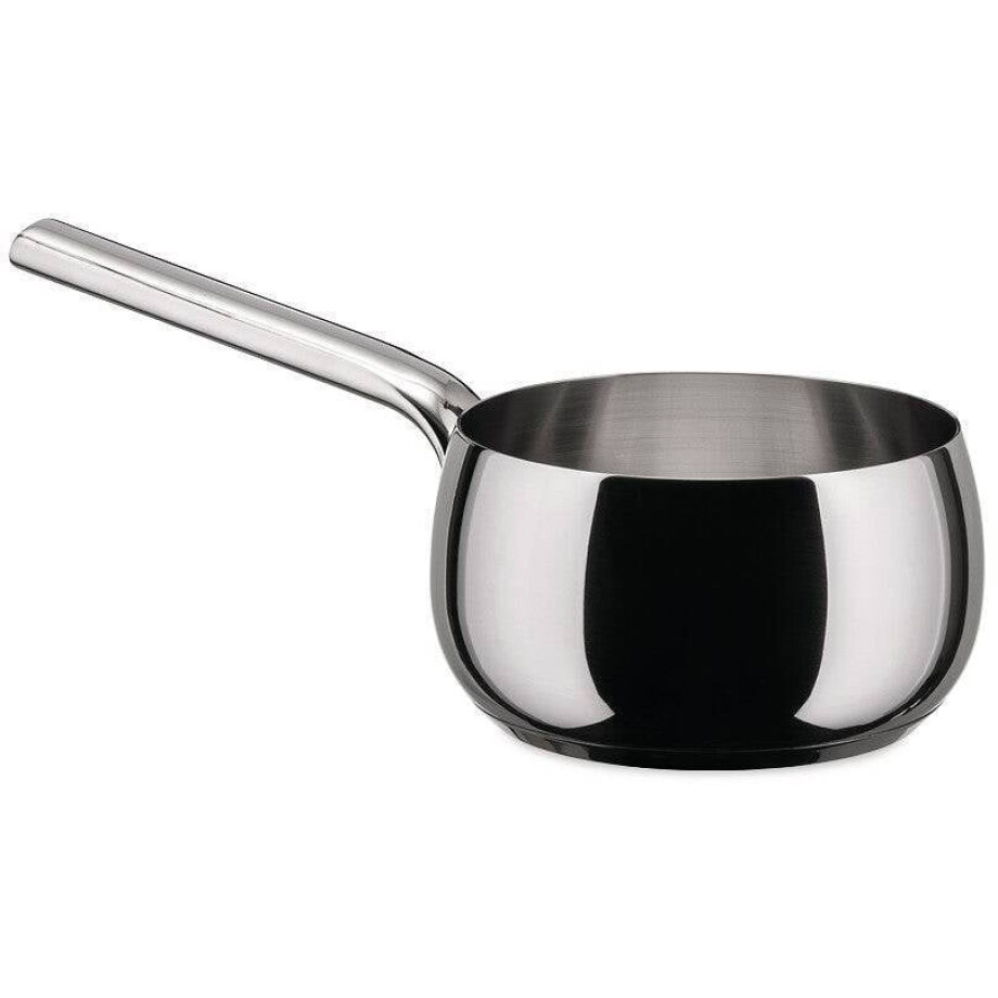 Alessi Steelpan Mami - SG105/14 - ø 14.5 cm / 1 liter - door Stefano Giovannoni Alessi Steelpan Mami - SG105/14 - ø 14.5 cm / 1 liter - door Stefano Giovannoni afbeelding
