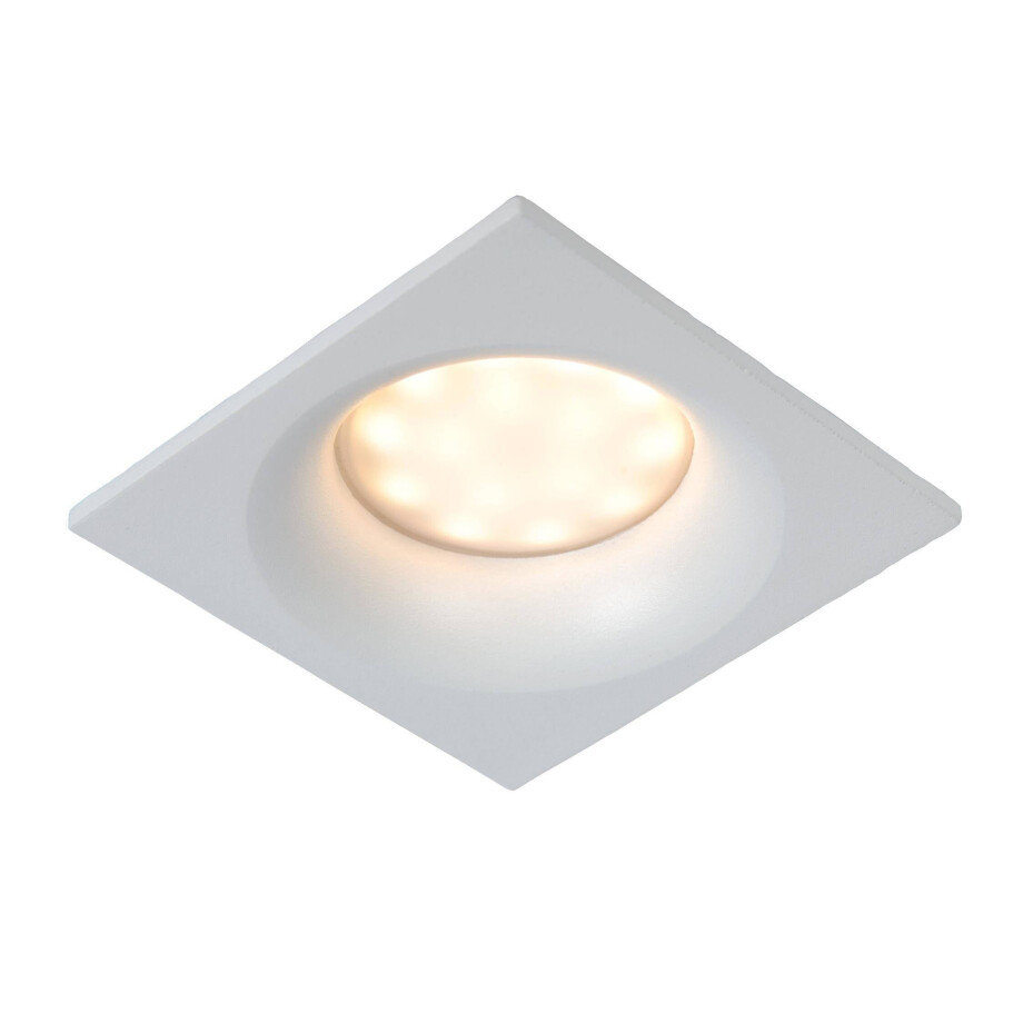 Lucide ZIVA - Inbouwspot Badkamer - 1xGU10 - IP44 - Wit Lucide ZIVA - Inbouwspot Badkamer - 1xGU10 - IP44 - Wit afbeelding