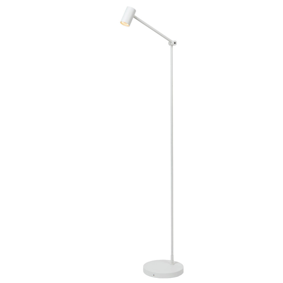 Lucide TIPIK - Oplaadbare Vloerlamp - Accu/Batterij - LED Dimb. - 1x3W 2700K - 3 StepDim - Wit afbeelding 