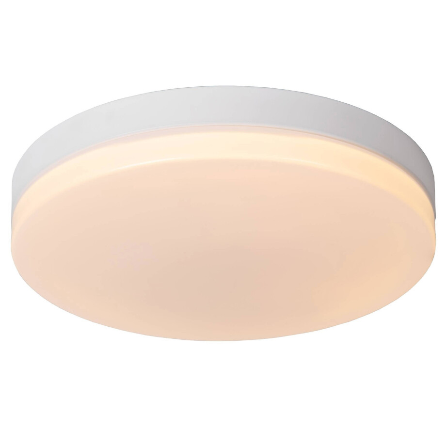 Lucide BISKIT - Plafonnière Badkamer - Ø 40 cm - LED - 1x36W 2700K - IP44 - Beweging & dag/nacht sensor - Wit Lucide BISKIT - Plafonnière Badkamer - Ø 40 cm - LED - 1x36W 2700K - IP44 - Beweging & dag/nacht sensor - Wit afbeelding