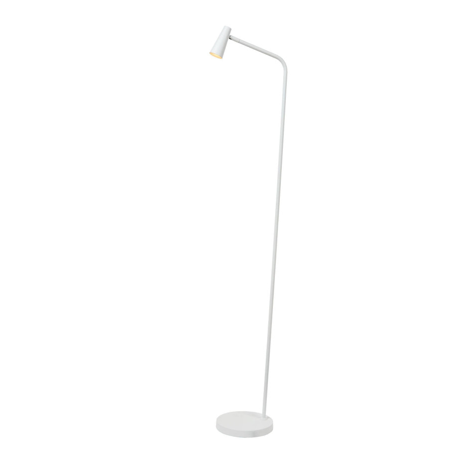 Lucide STIRLING - Oplaadbare Vloerlamp - Accu/Batterij - LED Dimb. - 1x3W 2700K - 3 StepDim - Wit afbeelding 