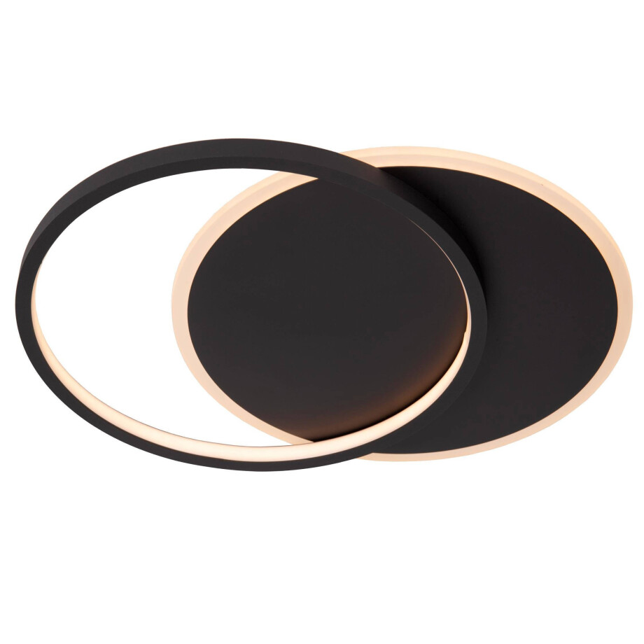 Lucide AXELLE - Plafonnière - LED Dimb. - 1x24W 2700K - 3 StepDim - Zwart Lucide AXELLE - Plafonnière - LED Dimb. - 1x24W 2700K - 3 StepDim - Zwart afbeelding