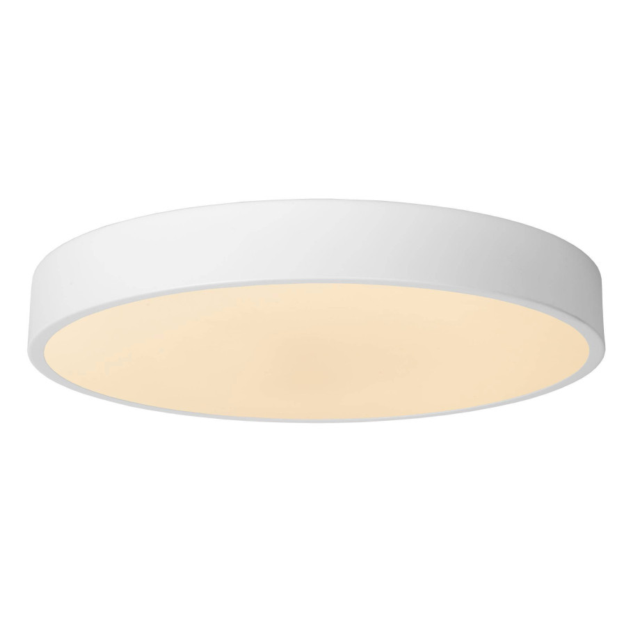 Lucide UNAR - Plafonnière - Ø 39,5 cm - LED Dimb. - 1x24W 2700K - 3 StepDim - Wit afbeelding 