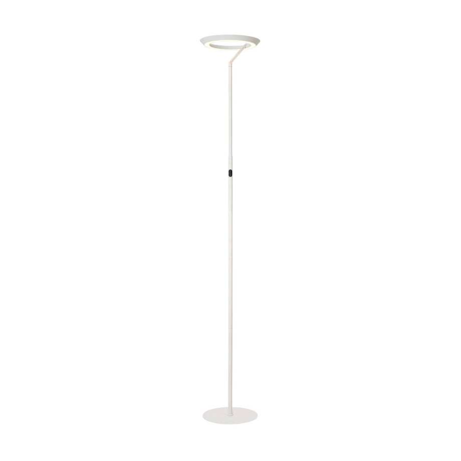 Lucide CELESTE - Vloerlamp - Ø 28 cm - LED Dimb. - 1x21W 2700K - Wit afbeelding 