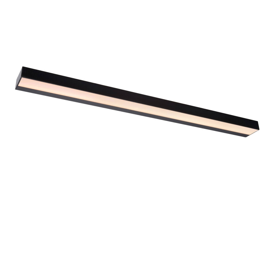 Lucide ALEXA - Wandlamp Badkamer - LED - 1x13W 3000K - IP44 - Zwart afbeelding 