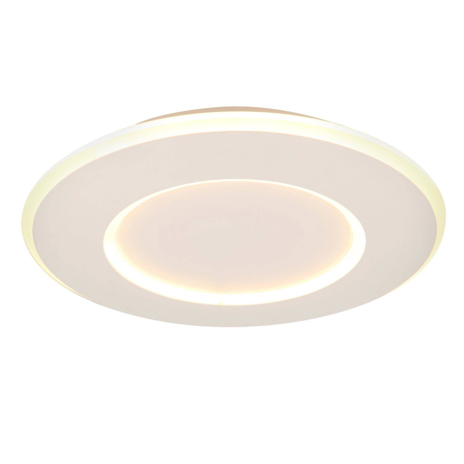 Lucide AXELLE - Plafonnière - Ø 39,6 cm - LED Dimb. - 1x24W 2700K - 3 StepDim - Wit afbeelding 