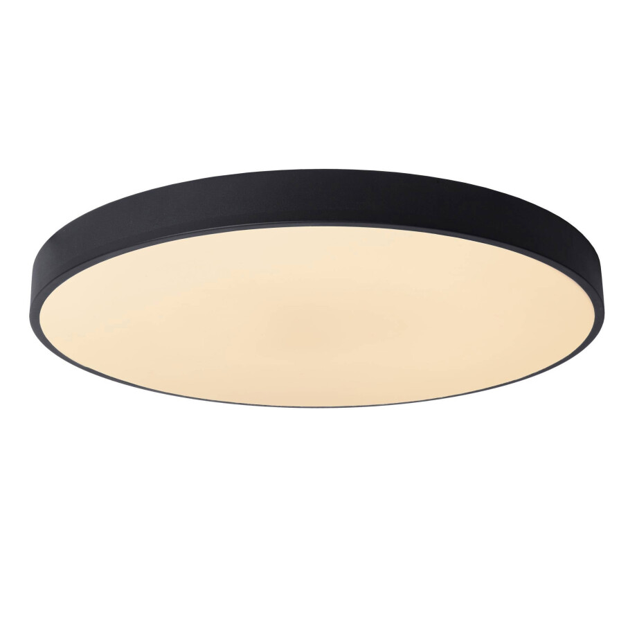 Lucide UNAR - Plafonnière - Ø 60 cm - LED Dimb. - 1x60W 2700K - 3 StepDim - Zwart Lucide UNAR - Plafonnière - Ø 60 cm - LED Dimb. - 1x60W 2700K - 3 StepDim - Zwart afbeelding