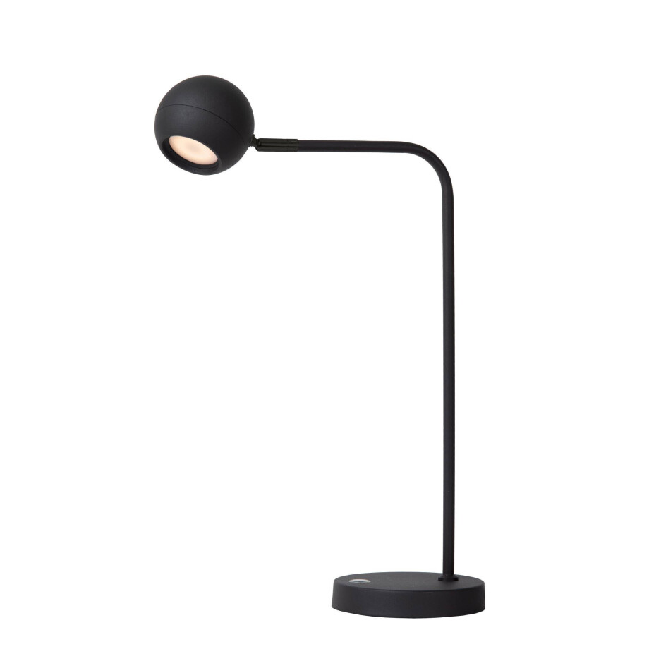 Lucide COMET - Oplaadbare Tafellamp - Accu/Batterij - LED Dimb. - 1x3W 2700K - 3 StepDim - Zwart Lucide COMET - Oplaadbare Tafellamp - Accu/Batterij - LED Dimb. - 1x3W 2700K - 3 StepDim - Zwart afbeelding