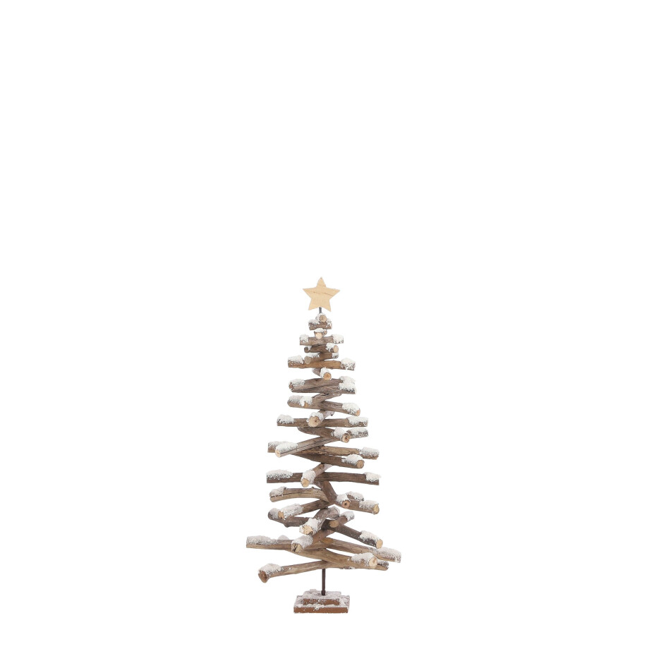 House of Seasons kerstdecoratie boom wit (h60xd36cm) House of Seasons kerstdecoratie boom wit (h60xd36cm) afbeelding