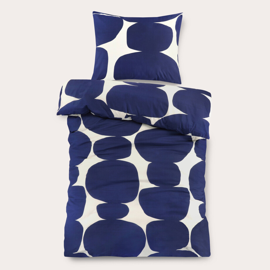 NOUS Kids katoenen dekbedovertrek kinder blauw (120x150 cm) afbeelding 