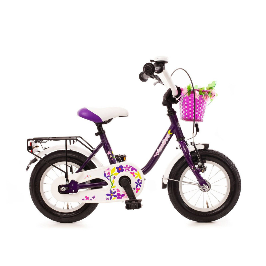 Bachtenkirch kinderfiets 12 inch paars afbeelding 