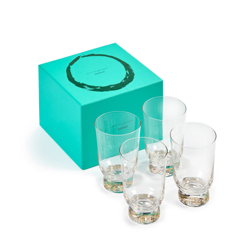 Serax waterglas Feast (Ø7,7 cm) (set van 4) afbeelding 