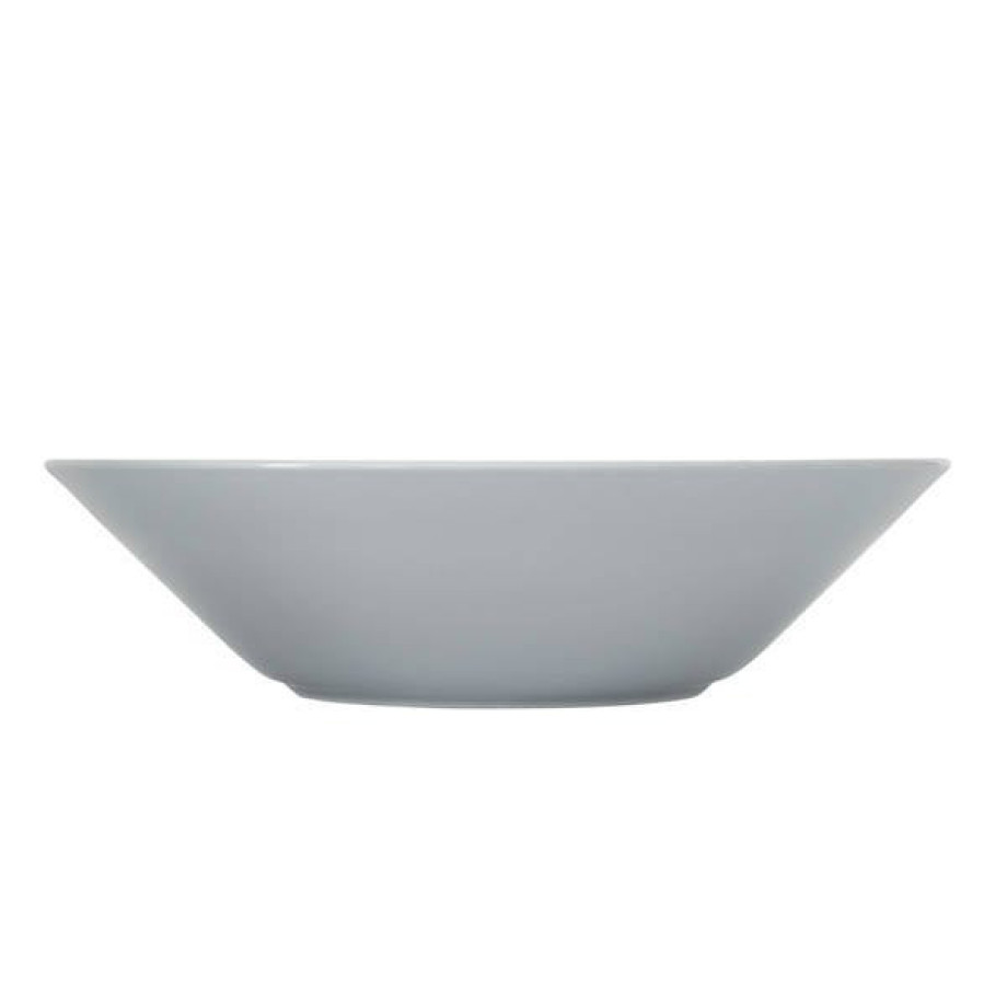 Iittala Diep Bord Teema Parelgrijs ø 21cm afbeelding 