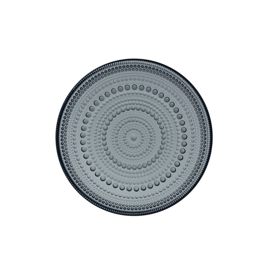 Iittala Gebaksbordje Kastehelmi Donkergrijs ø 17 cm Iittala Gebaksbordje Kastehelmi Donkergrijs ø 17 cm afbeelding
