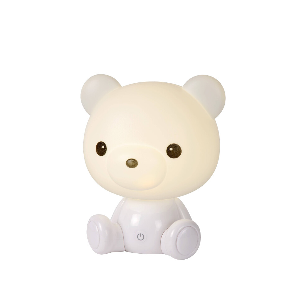 Lucide DODO BEAR - Tafellamp Kinderkamer - LED Dimb. - 1x3W 3000K - 3 StepDim - Wit Lucide DODO BEAR - Tafellamp Kinderkamer - LED Dimb. - 1x3W 3000K - 3 StepDim - Wit afbeelding