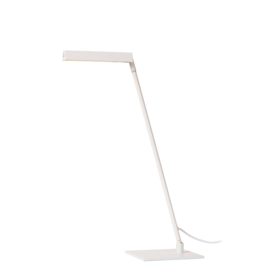 Lucide LAVALE - Tafellamp - LED Dimb. - 1x3W 2700K - Wit afbeelding 