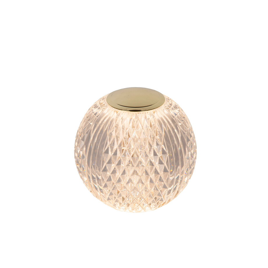 Lucide CINTRA - Oplaadbare Tafellamp - Accu/Batterij - Ø 11 cm - LED Dimb. - 1x2W 2700K - 3 StepDim - Transparant Lucide CINTRA - Oplaadbare Tafellamp - Accu/Batterij - Ø 11 cm - LED Dimb. - 1x2W 2700K - 3 StepDim - Transparant afbeelding